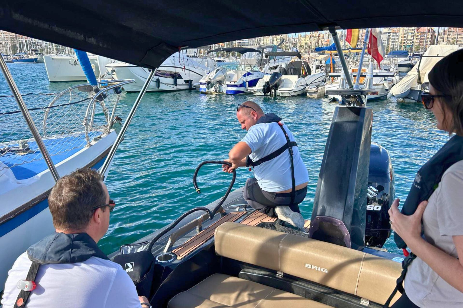 Express boat handling training in Alicante